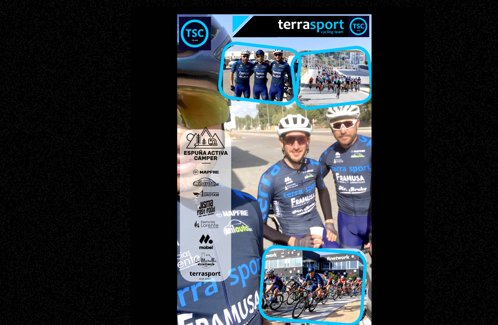 Tres corredores del Terra Sport Cycling Totana, en la 4ª etapa de Interclub Vinalopó